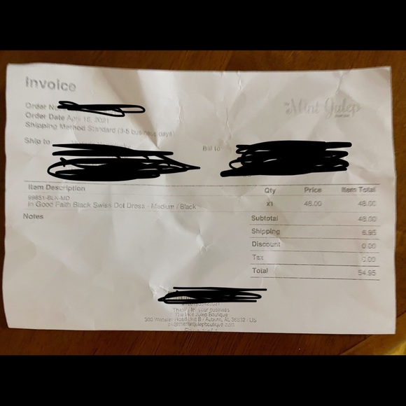 NWT black dress - Picture 4 of 4